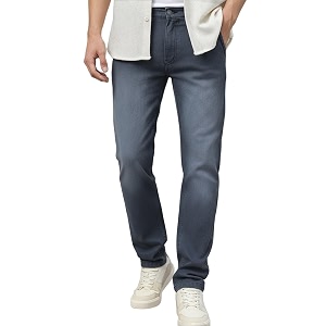 Urbano Fashion Mens Regular Fit Washed Jeans