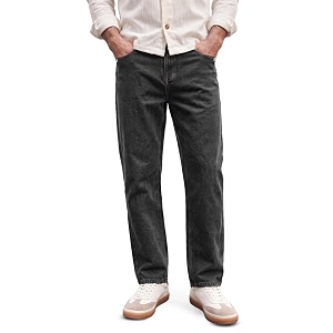 Urbano Fashion Mens Relaxed Fit Washed Denim