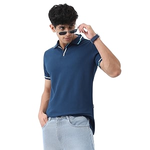 Urbano Fashion Mens Solid Regular Fit Half