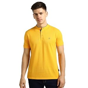 Urbano Fashion Mens Solid Slim Fit Half
