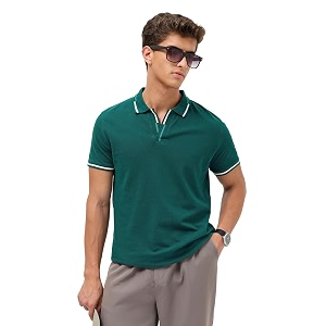 Urbano Fashion Mens Solid Regular Fit Half
