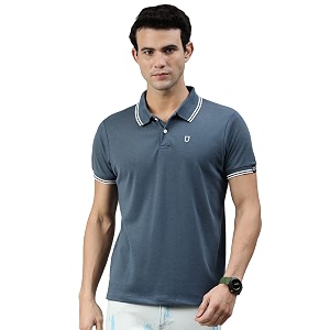 Urbano Fashion Mens Solid Slim Fit Half