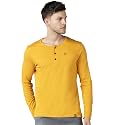 Urbano Fashion Men39s Solid Henley Neck Slim