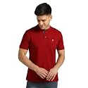Urbano Fashion Men39s Solid Slim Fit Half
