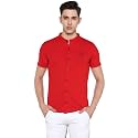 Urbano Fashion Men39s Solid Cotton Slim Fit