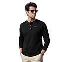 Urbano Fashion Men39s Solid Henley Neck Slim
