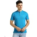 Urbano Fashion Men39s Solid Slim Fit Half