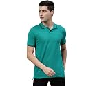 Urbano Fashion Men39s Solid Slim Fit Half