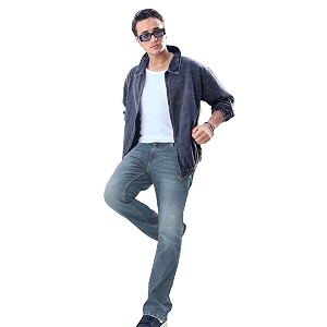 Urbano Fashion Mens Stretch Fit Mid Rise