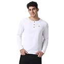 Urbano Fashion Men39s Solid Henley Neck Slim