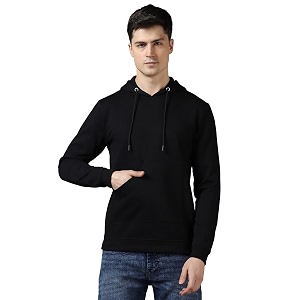 Urbano Fashion Men Polycotton Hooded Sweatshirt