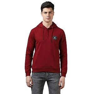 Urbano Fashion Men Polycotton Hooded Sweatshirt