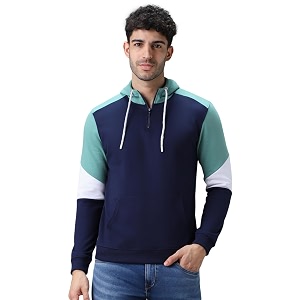 Urbano Fashion Men Polycotton Hooded Sweatshirt