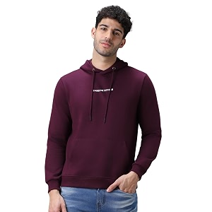 Urbano Fashion Men Polycotton Hooded Sweatshirt