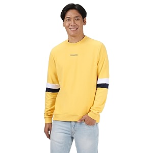 Urbano Fashion Mens Cotton Color Block Sweatshirt