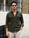 Urbano Fashion Men Self Design Casual Dark