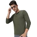 Urbano Fashion Men39s Solid Henley Neck Slim