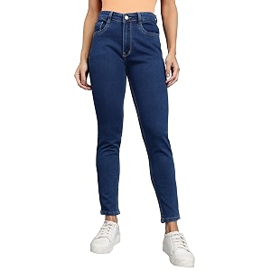 Urbano Fashion Womens Slim Fit Washed Jeans