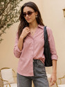 Urbano Fashion Women Solid Casual Pink Shirt