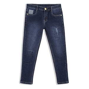 Urbano Juniors Boys Blue Slim Fit Washed