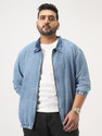 Urbano Plus Full Sleeve Washed Solid Men
