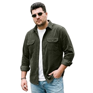 Urbano Plus Mens Corduroy Full Sleeve Regular