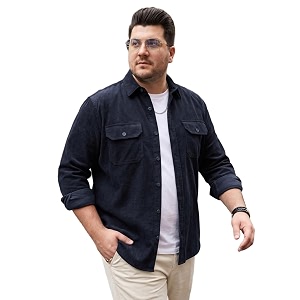 Urbano Plus Mens Corduroy Full Sleeve Regular
