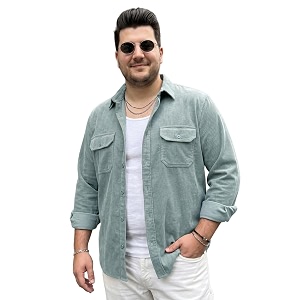 Urbano Plus Mens Corduroy Full Sleeve Regular