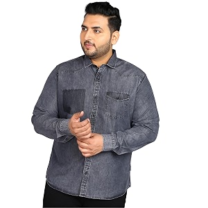 Urbano Plus Mens Denim Full Sleeve Regular