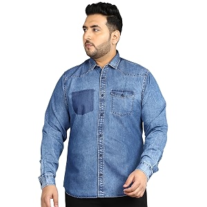 Urbano Plus Mens Denim Full Sleeve Regular