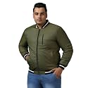 Urbano Plus Men39s Full Sleeve Zippered Bomber