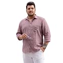 Urbano Plus Men39s Linen Blend Full Sleeve