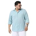 Urbano Plus Men39s Linen Blend Full Sleeve