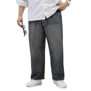 Urbano Plus Mens Loose Baggy Fit Heavy