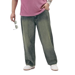 Urbano Plus Mens Loose Baggy Fit Heavy