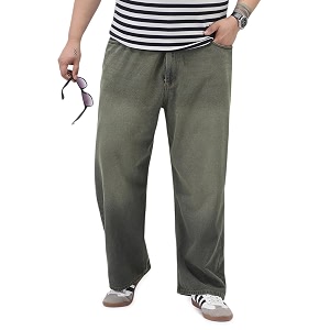 Urbano Plus Mens Loose Baggy Fit Heavy