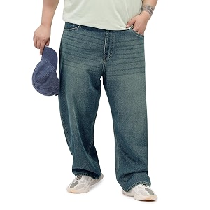 Urbano Plus Mens Loose Baggy Fit Heavy