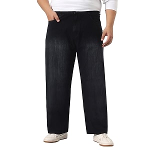 Urbano Plus Mens Loose Baggy Fit Washed