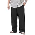 Urbano Plus Men39s Loose Fit Solid Linen