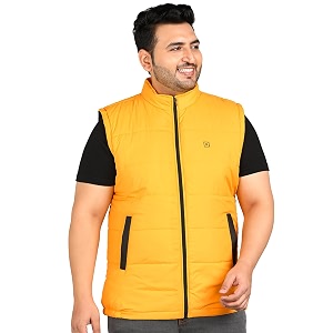 urbano plus men39s nylon regular sleeveless zippered puffer jacket