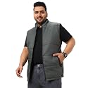 Urbano Plus Men's Nylon Regular Sleeveless Zippered Puffer Jacket