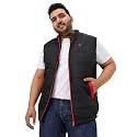 Urbano Plus Men's Nylon Regular Sleeveless Zippered Puffer Jacket