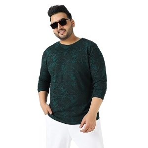 Urbano Plus Mens Printed Full Sleeve Regular