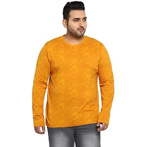 Urbano Plus Mens Printed Full Sleeve Regular
