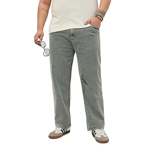 Urbano Plus Mens Regular Fit Heavy Washed