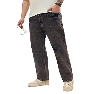 Urbano Plus Mens Regular Fit Heavy Washed