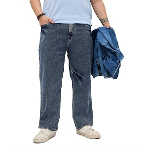 Urbano Plus Mens Regular Fit Heavy Washed