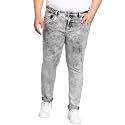 Urbano Plus Men39s Regular Fit Washed Jeans