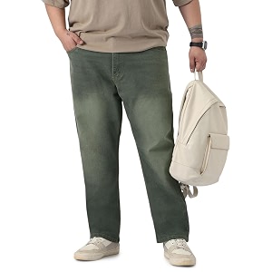 Urbano Plus Mens Straight Fit Heavy Washed