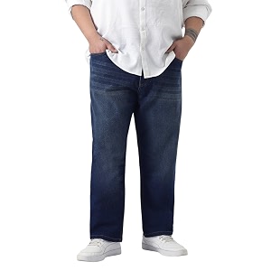Urbano Plus Mens Straight Fit Heavy Washed